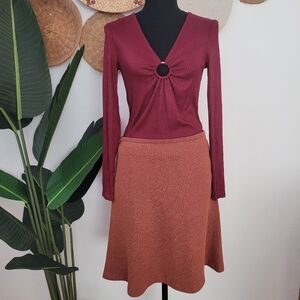 Jessica Ash brown skirt #12